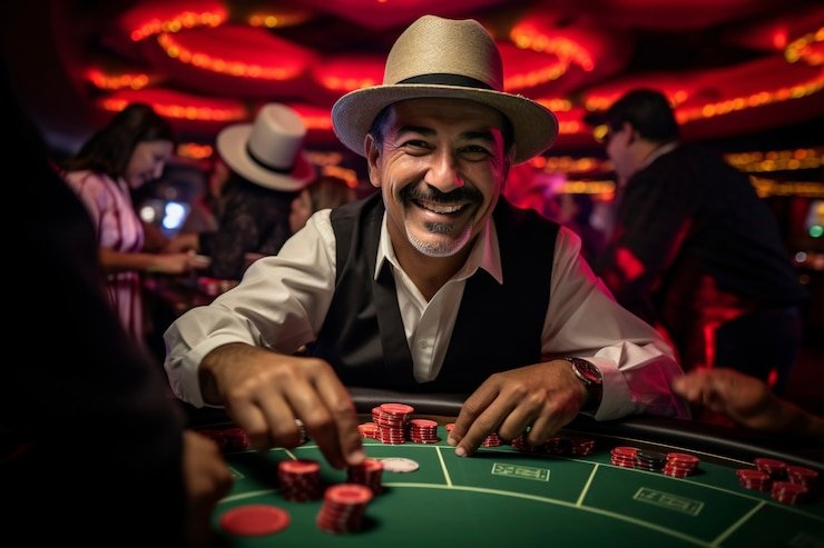Tata letak meja permainan Tata letak meja Texas Poker